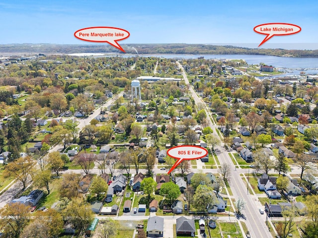805 E Filer St, Ludington, MI 49431 - view of property location featuring a nearby body of water