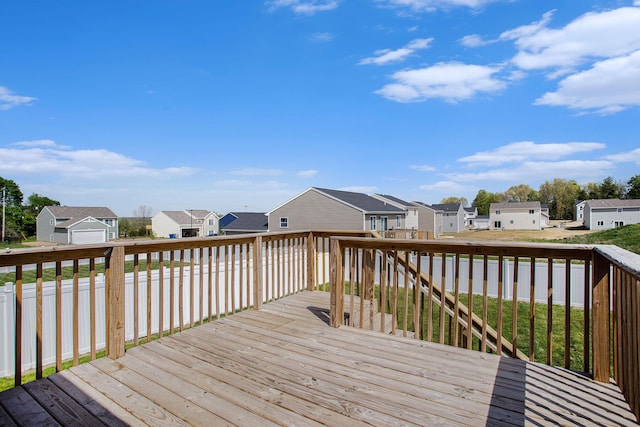 10315 Hatch Ln, Galesburg, MI 49053 - deck with a residential view