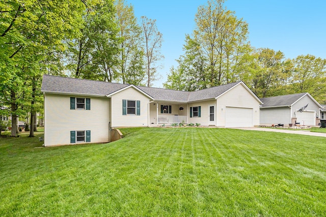 4754 Oaklane Dr, Hudsonville, MI 49426 - ranch-style home featuring a garage, a front lawn, and driveway