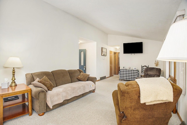 4754 Oaklane Dr, Hudsonville, MI 49426 - living area with vaulted ceiling and carpet floors