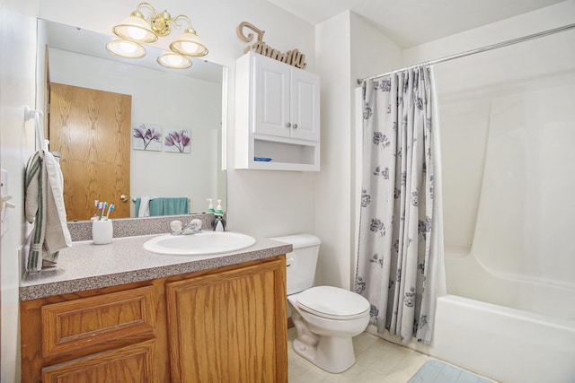 4754 Oaklane Dr, Hudsonville, MI 49426 - full bath with toilet, vanity, and shower / bath combo