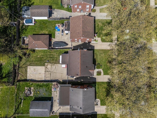5921 Hillcrest St, Grosse Pointe, MI 48236 - aerial view of property and surrounding area