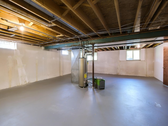 3201 Kilburn Park Cir, Ann Arbor, MI 48105 - basement with water heater
