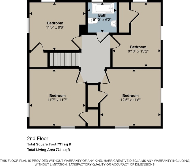106 Colfax St NE, Grand Rapids, MI 49505 - home floor plan