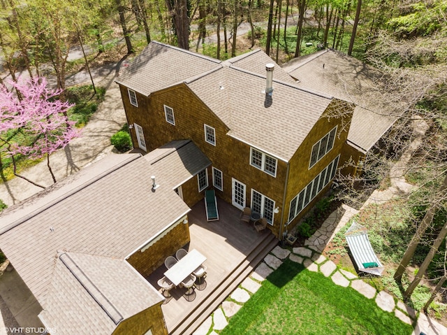 aerial view of property and surrounding area