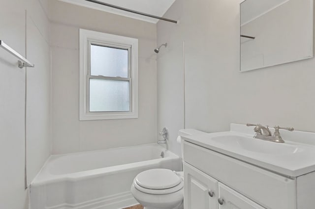 1631 Channing St, Ferndale, MI 48220 - full bath with washtub / shower combination, toilet, and vanity
