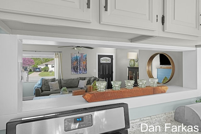 view of living area