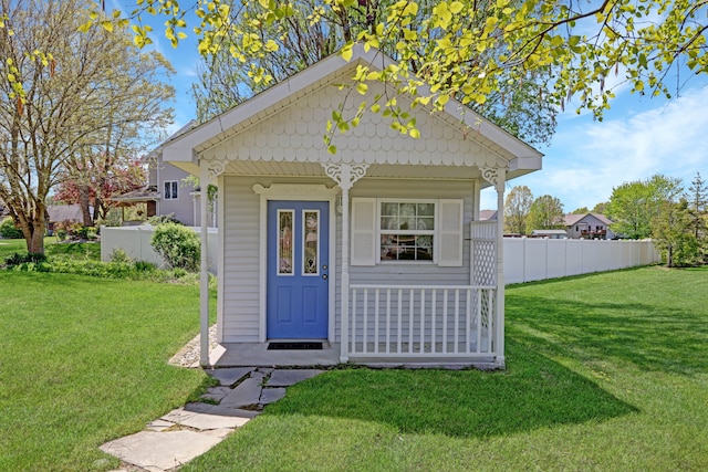 view of outbuilding
