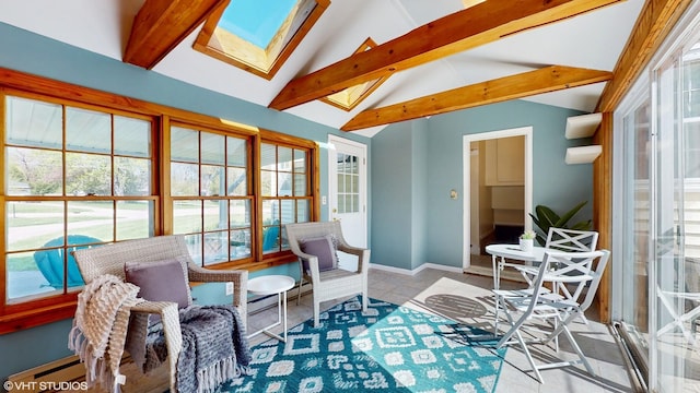 1200 Mohawk Ln, Saint Joseph, MI 49085 - sunroom / solarium with a skylight and healthy amount of natural light