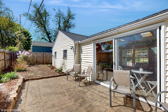 1200 Mohawk Ln, Saint Joseph, MI 49085 - view of patio featuring a fenced backyard