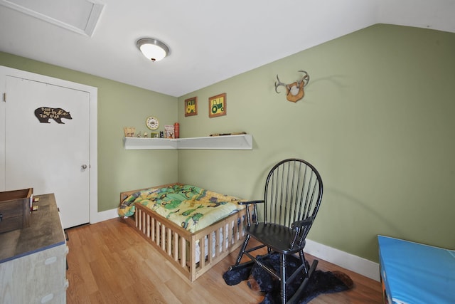443 S Jackson St, Hanover, MI 49241 - bedroom with wood finished floors and baseboards