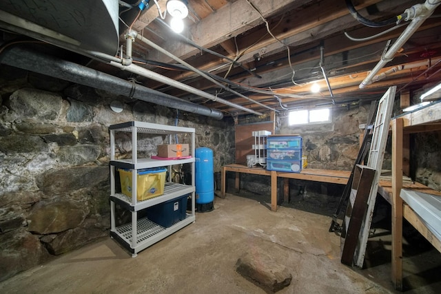 443 S Jackson St, Hanover, MI 49241 - basement with a water pressure tank