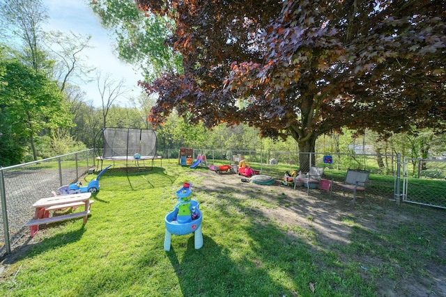 443 S Jackson St, Hanover, MI 49241 - surrounding community featuring a trampoline and a playground