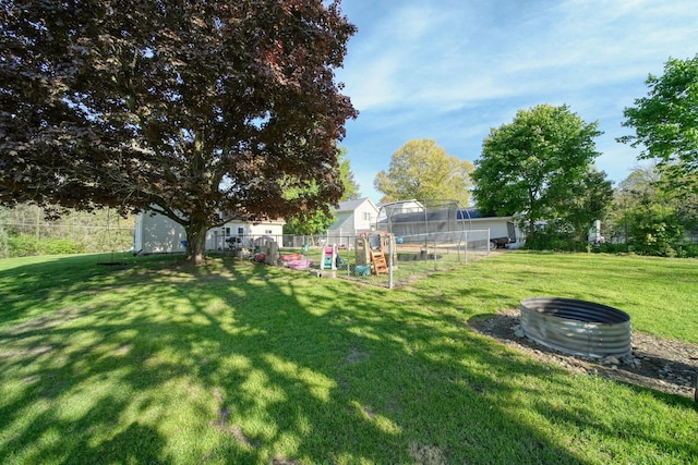 443 S Jackson St, Hanover, MI 49241 - view of yard with an outdoor structure