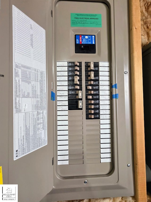 465 Edgewood Pass, Fenton, MI 48430 - utility room featuring electric panel