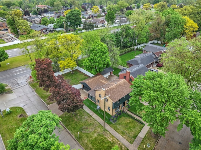 21984 Wildwood St, Dearborn, MI 48128 - aerial perspective of suburban area