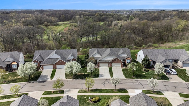 3736 Vicksburg Way, Howell, MI 48843 - aerial view of residential area
