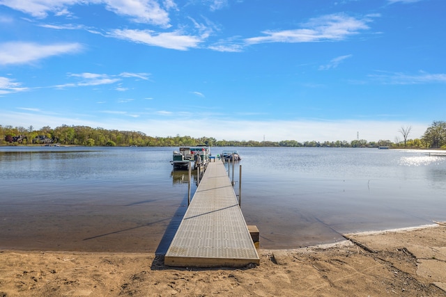 2015 Hazel Ave, Wixom, MI 48393 - dock area featuring a water view