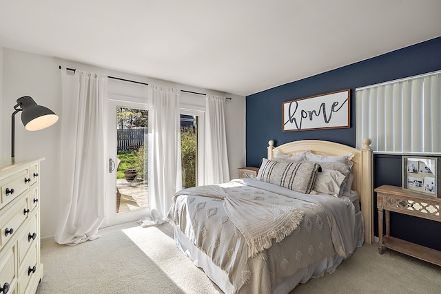2015 Hazel Ave, Wixom, MI 48393 - carpeted bedroom featuring access to outside