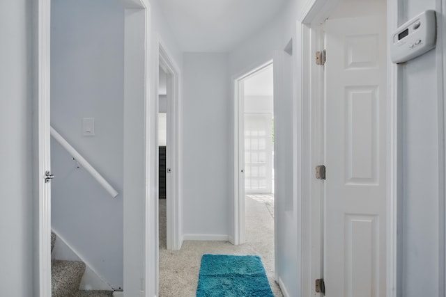 26613 W Hills Dr, Inkster, MI 48141 - hallway featuring carpet and baseboards