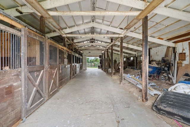 view of stable