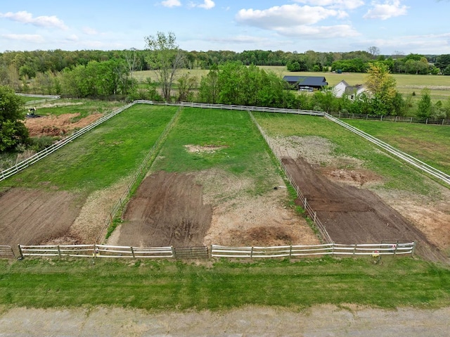 overview of rural landscape featuring a pastoral area