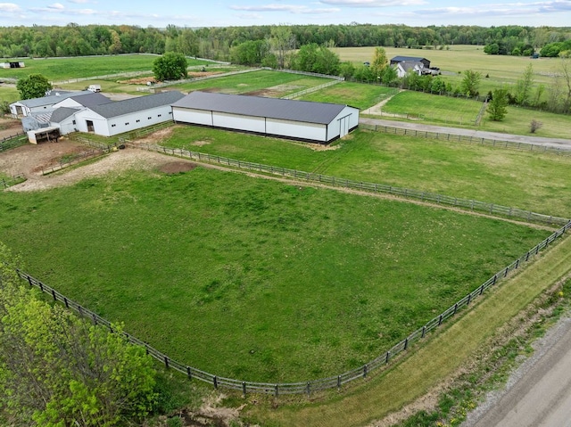 overview of rural landscape featuring agricultural land