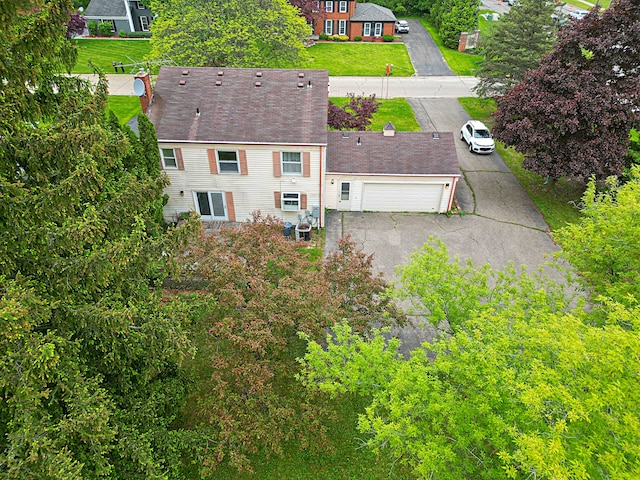 4003 Old Dominion Dr, West Bloomfield, MI 48323 - aerial view of property and surrounding area