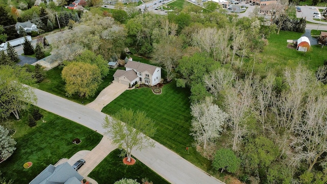 aerial view of property and surrounding area