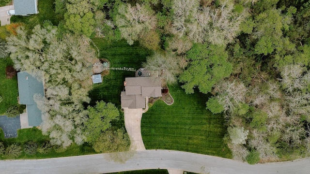aerial view of property's location