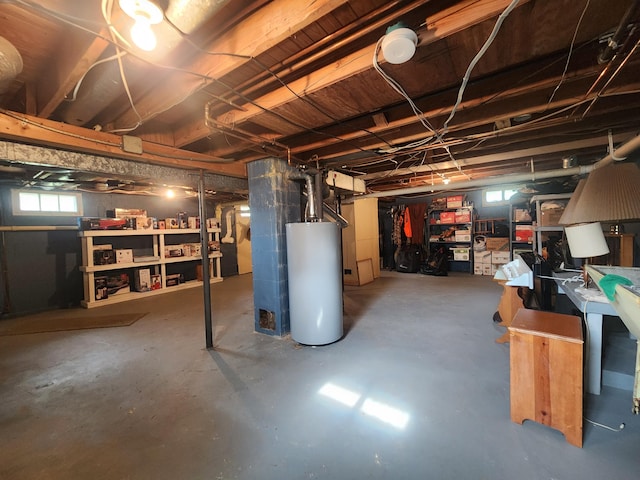3034 Royalton Heights Rd, Saint Joseph, MI 49085 - below grade area with gas water heater