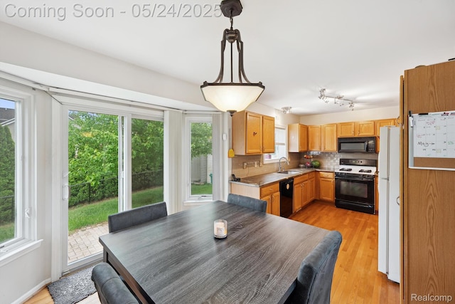 7366 Meadow Ln, Ypsilanti, MI 48197 - dining area with light wood-style flooring and healthy amount of natural light