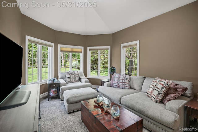 3074 Pond Rd, Leonard, MI 48367 - living area with carpet floors and baseboards