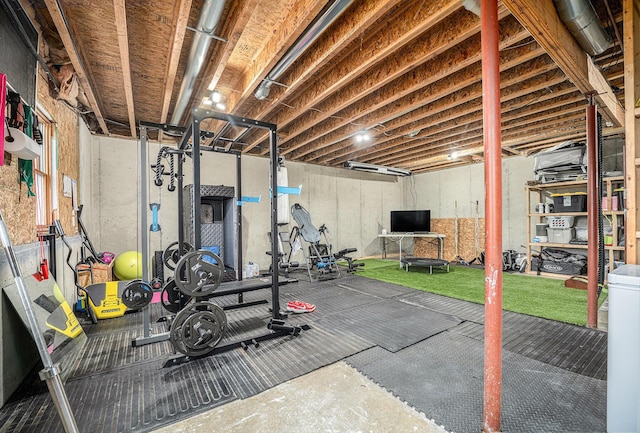 view of workout room