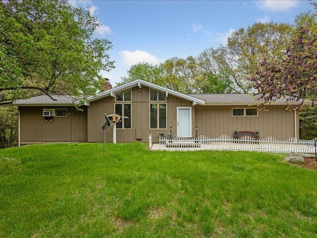 view of back of property