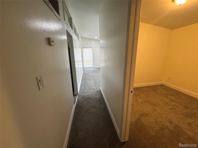 29592 Fairfax St, Southfield, MI 48076 - hall with dark colored carpet and baseboards