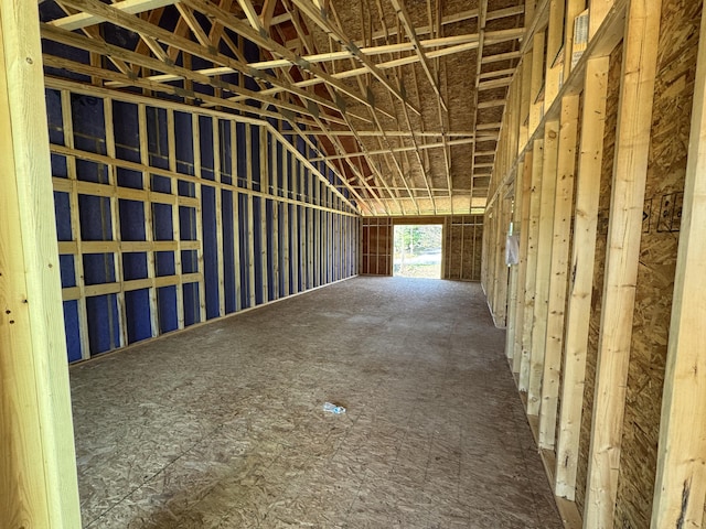 view of horse barn