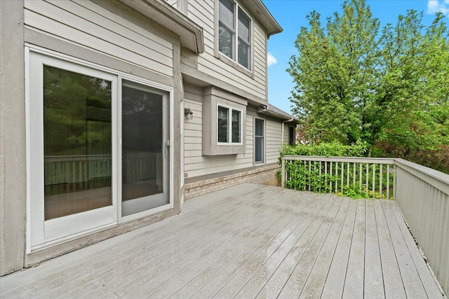 view of deck