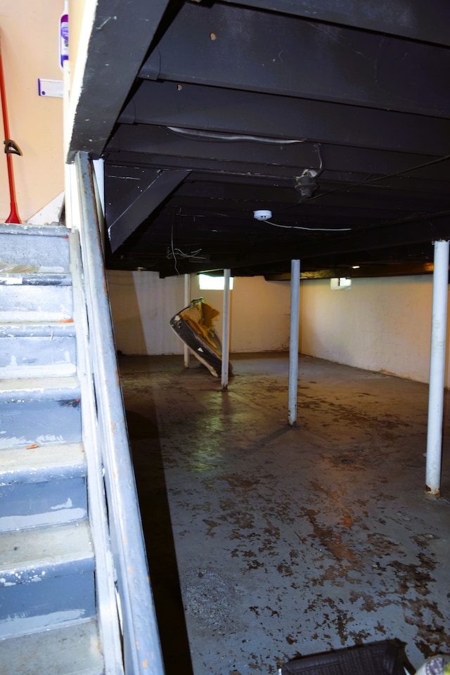 10039 Mark Twain St, Detroit, MI 48227 - view of unfinished basement