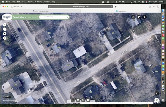 202 Kalamo St, Olivet, MI 49076 - aerial map of property and surrounding area