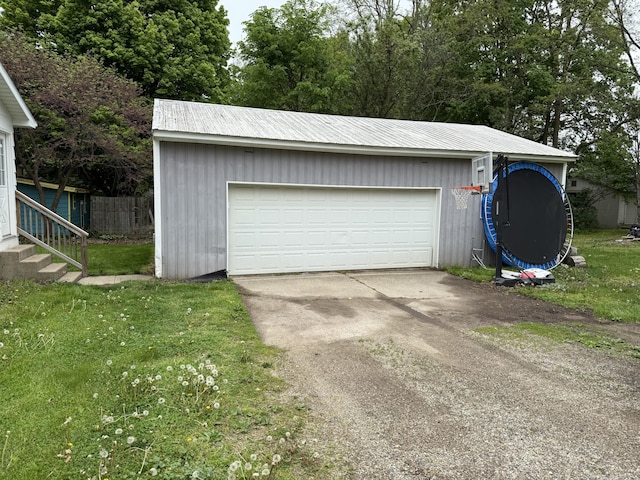 202 Kalamo St, Olivet, MI 49076 - view of detached garage
