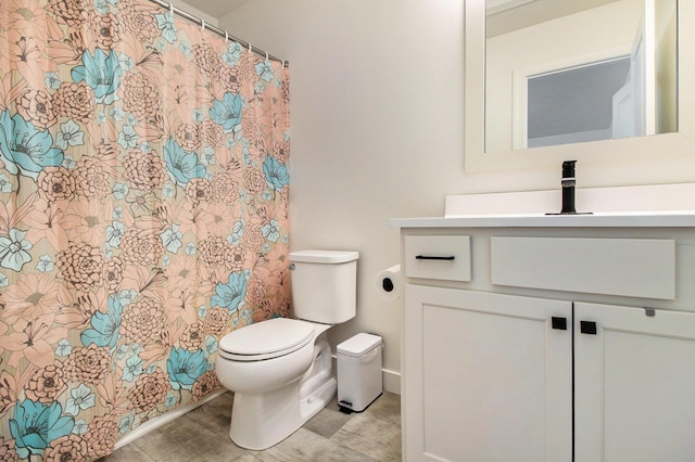 25808 Forest Ln, Mattawan, MI 49071 - bathroom with toilet and vanity