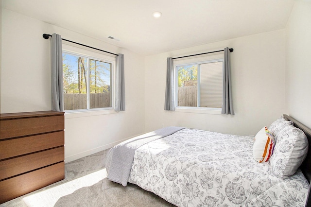 25808 Forest Ln, Mattawan, MI 49071 - bedroom with carpet floors, baseboards, and recessed lighting