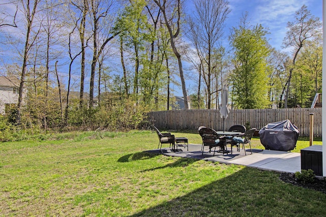 25808 Forest Ln, Mattawan, MI 49071 - view of yard featuring a patio