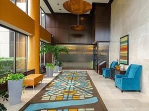 1001 W Jefferson Ave # 4D, Detroit, MI 48226 - lobby featuring a high ceiling