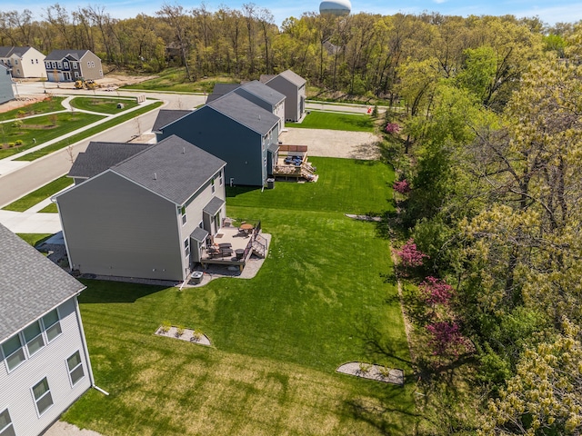 346 Quartz Way, White Lake, MI 48386 - bird's eye view of a forest