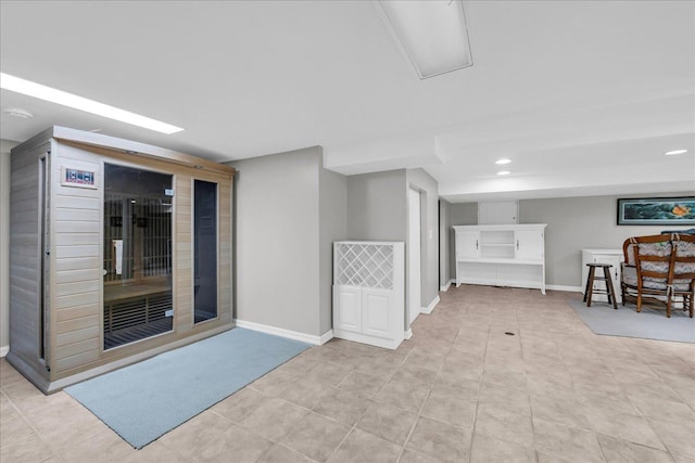 32630 Jefferson Ave, Saint Clair Shores, MI 48082 - interior space with baseboards, recessed lighting, and light tile patterned floors