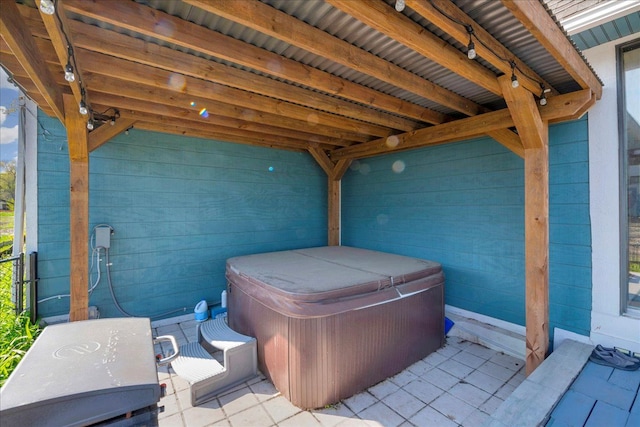 32630 Jefferson Ave, Saint Clair Shores, MI 48082 - view of patio / terrace with a hot tub