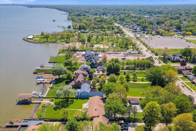 32630 Jefferson Ave, Saint Clair Shores, MI 48082 - aerial perspective of suburban area featuring a nearby body of water