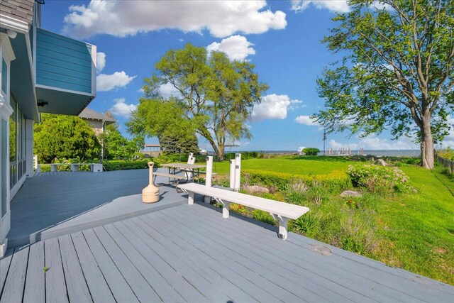 32630 Jefferson Ave, Saint Clair Shores, MI 48082 - view of wooden terrace